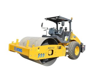 xcmg single cylinder road roller XS113